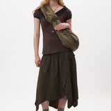 The EDGE OF TIME DROPWAIST SKIRT available online with global shipping, and in PAM Stores Melbourne and Sydney.