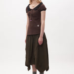 The EDGE OF TIME DROPWAIST SKIRT available online with global shipping, and in PAM Stores Melbourne and Sydney.