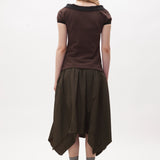 The EDGE OF TIME DROPWAIST SKIRT available online with global shipping, and in PAM Stores Melbourne and Sydney.