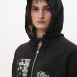 The MESSAGE BOARD HOODED ZIP THRU available online with global shipping, and in PAM Stores Melbourne and Sydney.