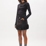 The LIQUID SKY MESH TOP (JOSHUA SMITH) available online with global shipping, and in PAM Stores Melbourne and Sydney.