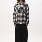 The ALIEN KISS CHECK OVER SHIRT available online with global shipping, and in PAM Stores Melbourne and Sydney.