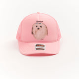 The MALTESE PINK CAP available online with global shipping, and in PAM Stores Melbourne and Sydney.