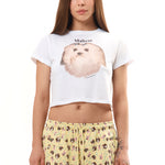 The MALTESE CROPPED T-SHIRT available online with global shipping, and in PAM Stores Melbourne and Sydney.