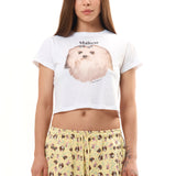 The MALTESE CROPPED T-SHIRT available online with global shipping, and in PAM Stores Melbourne and Sydney.