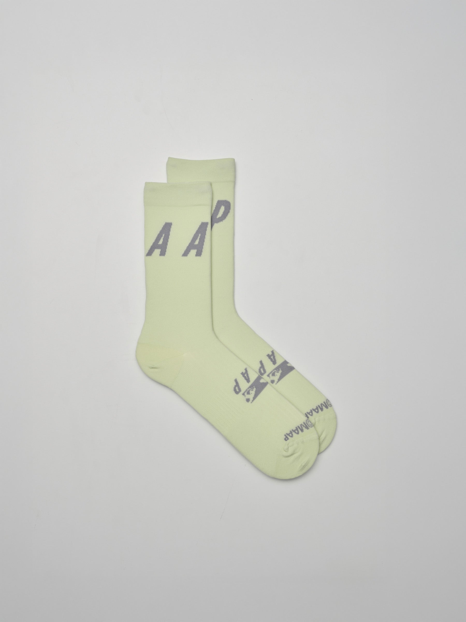 The MAAP x P.A.M. 4.0 Team Sock GLOW / LIME available online with global shipping, and in PAM Stores Melbourne and Sydney.
