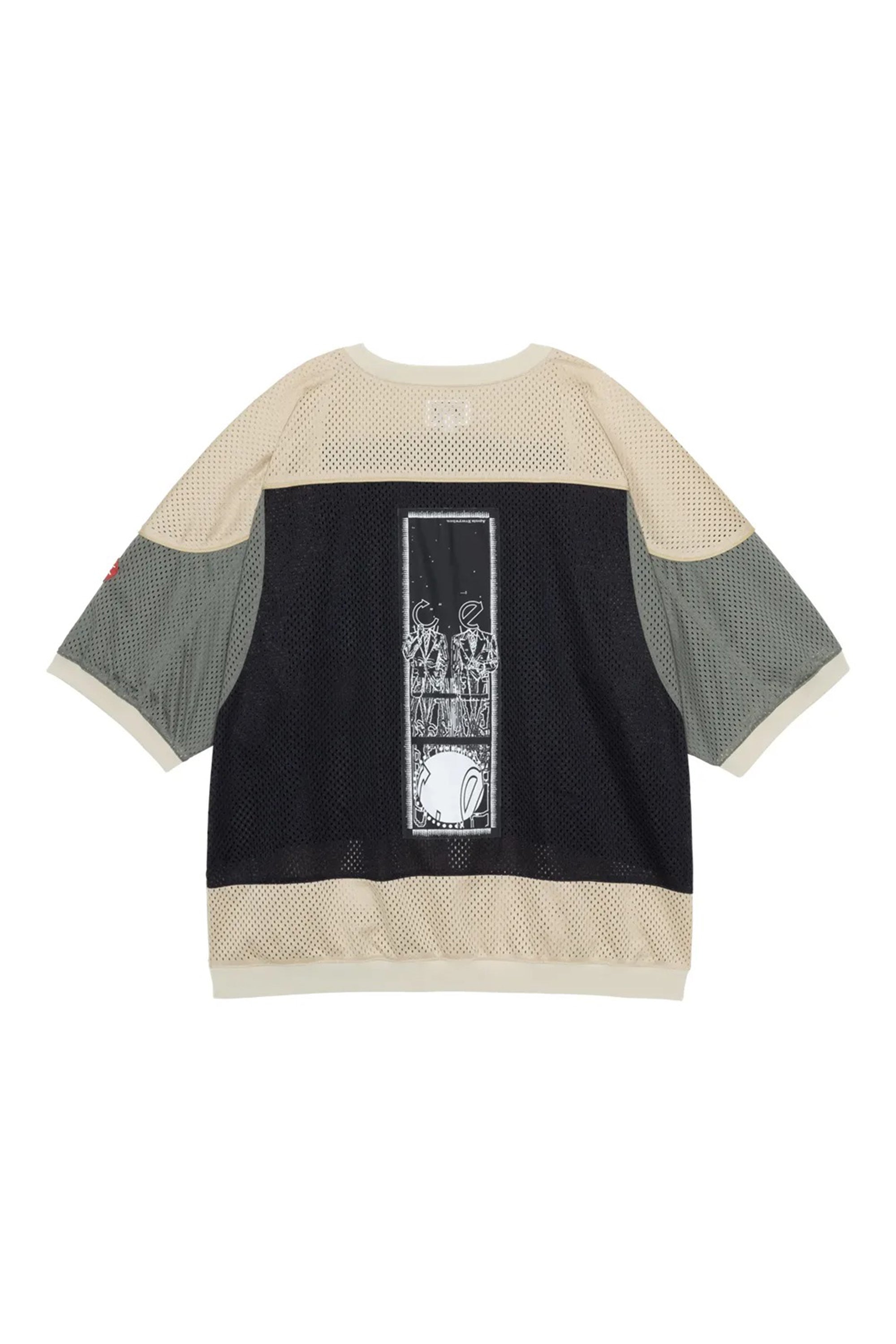 The MD Temporal Distortion MESH SS TOP BEIGE available online with global shipping, and in PAM Stores Melbourne and Sydney.