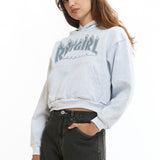 The Megastar Crop Hood Heather Grey available online with global shipping, and in PAM Stores Melbourne and Sydney.