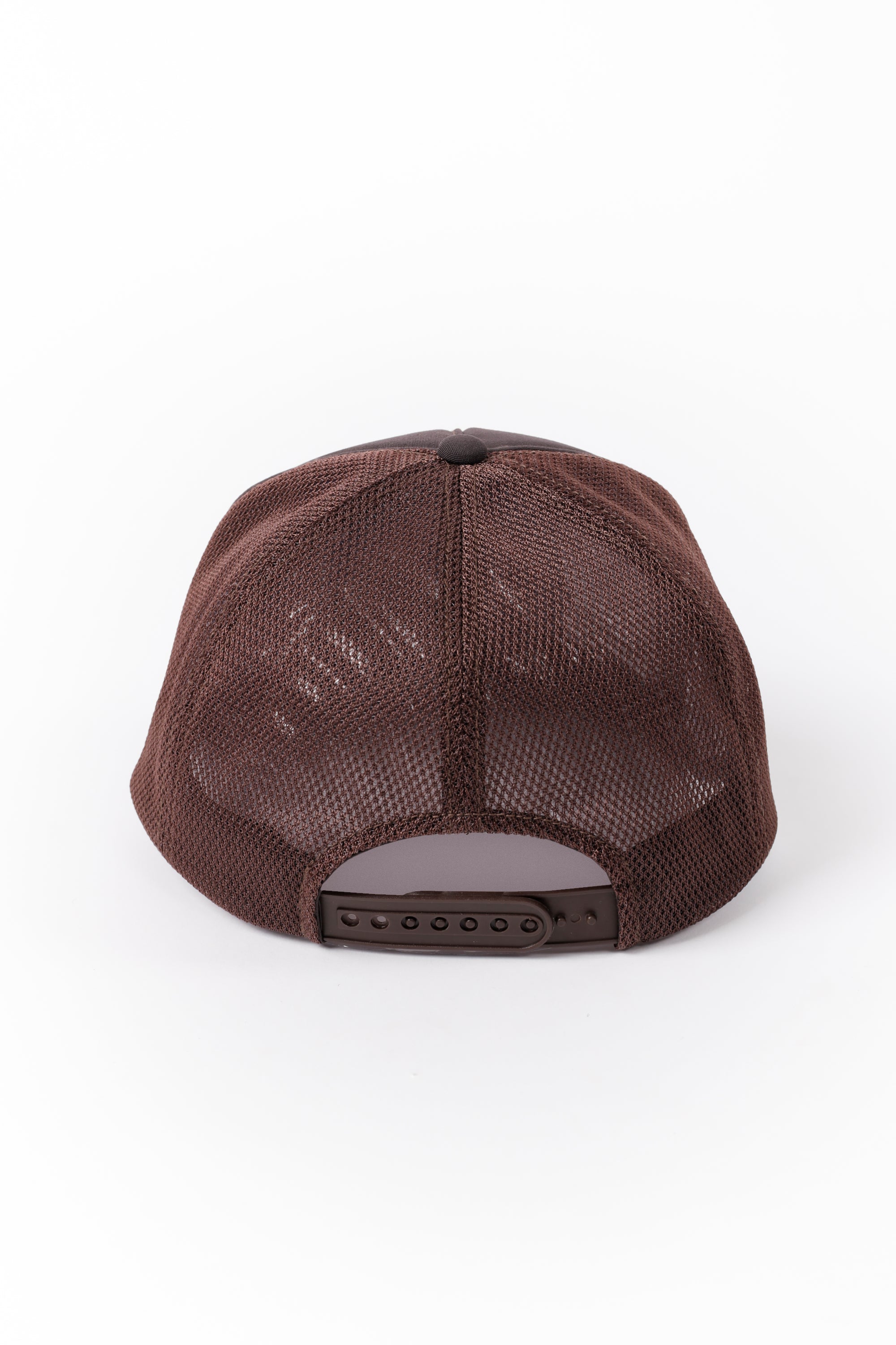 The MESH CAP-2 WOVEN CAP BROWN available online with global shipping, and in PAM Stores Melbourne and Sydney.