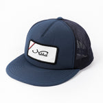 The MESH CAP-2 WOVEN CAP NAVY available online with global shipping, and in PAM Stores Melbourne and Sydney.