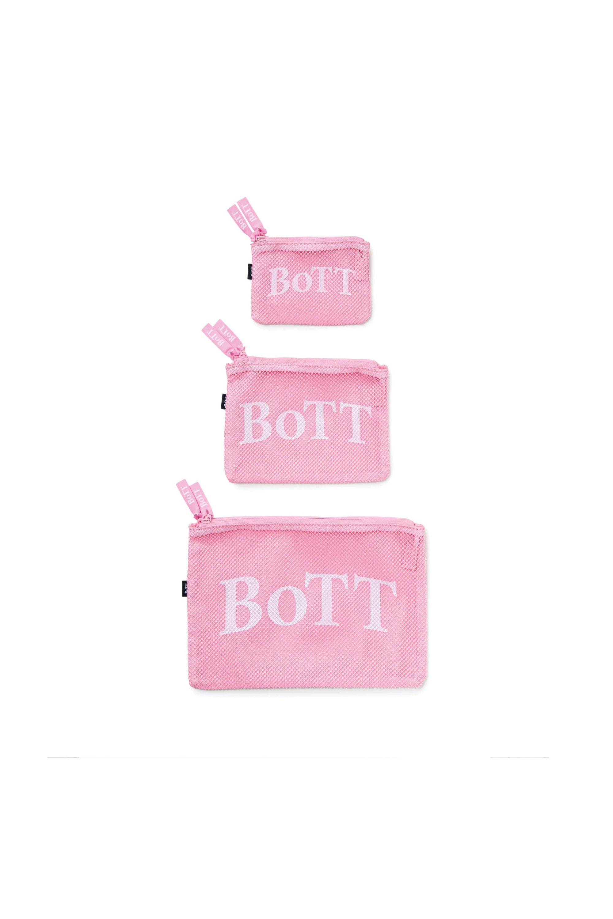 The Mesh Pouch Set Pink available online with global shipping, and in PAM Stores Melbourne and Sydney.