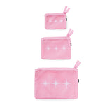 The Mesh Pouch Set Pink available online with global shipping, and in PAM Stores Melbourne and Sydney.