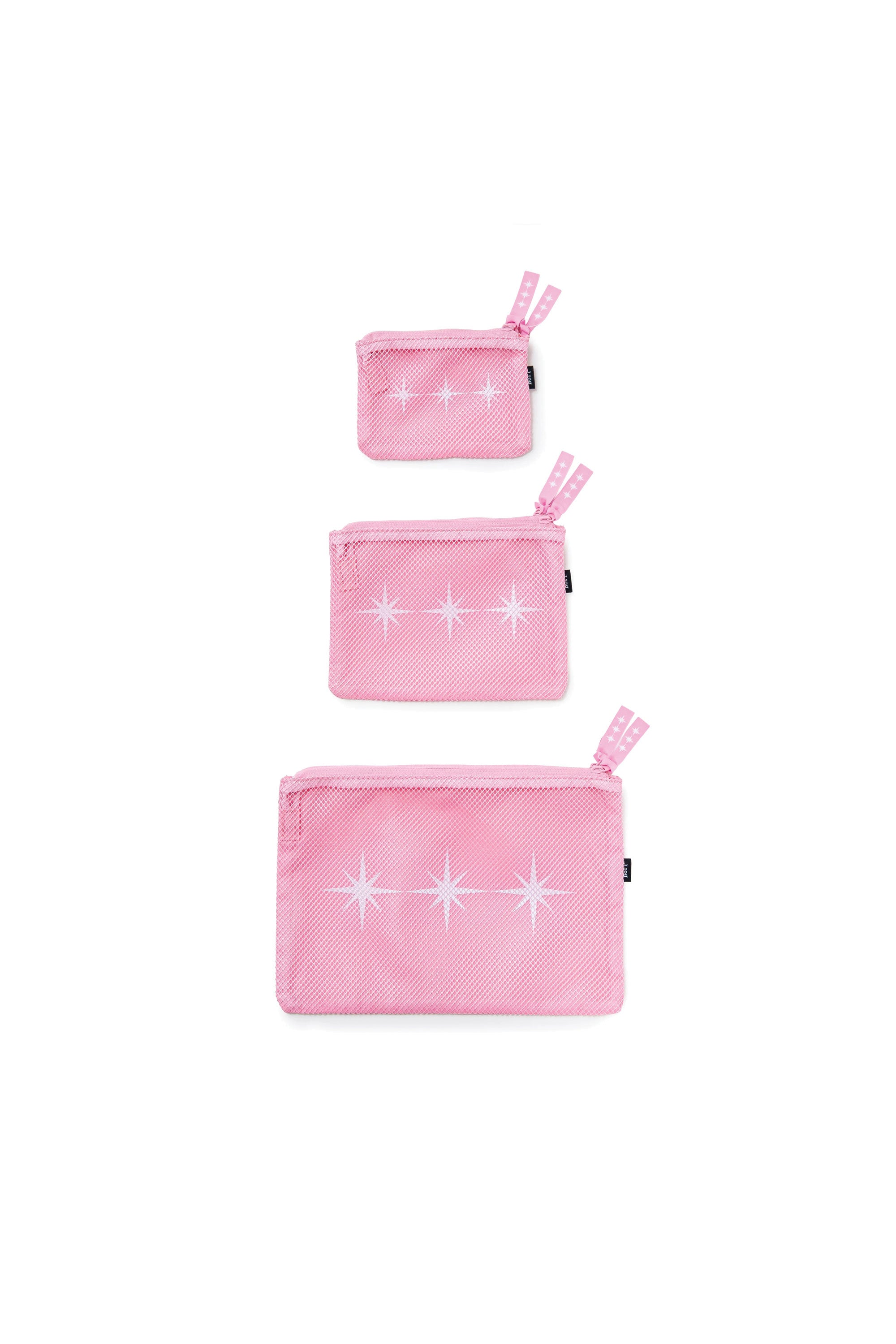The Mesh Pouch Set Pink available online with global shipping, and in PAM Stores Melbourne and Sydney.