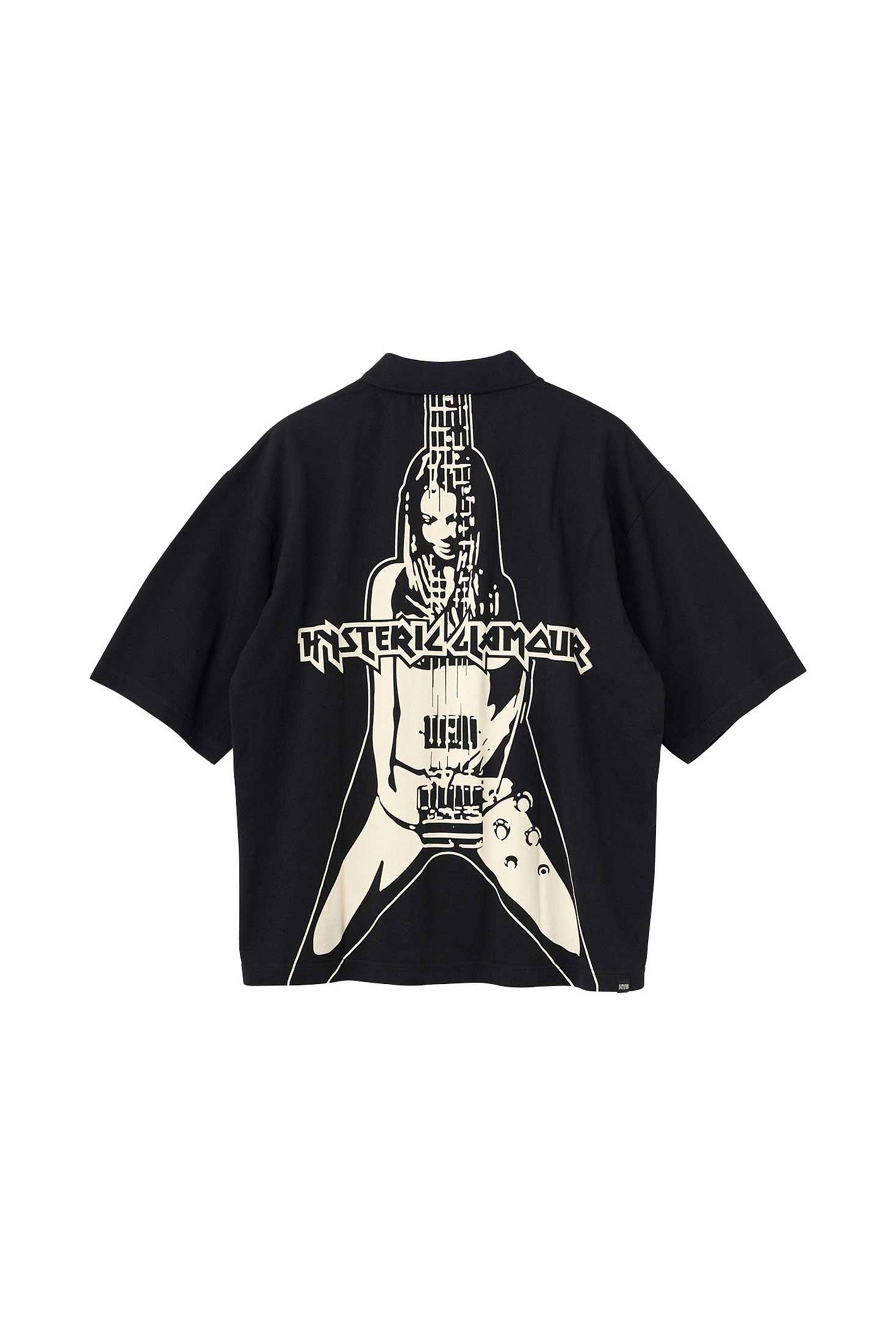 The METAL GUID POLO SHIRT BLACK available online with global shipping, and in PAM Stores Melbourne and Sydney.