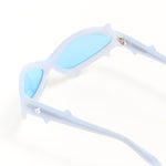 The THE SPIKE - MILKY BLUE WITH BLUE LENS available online with global shipping, and in PAM Stores Melbourne and Sydney.