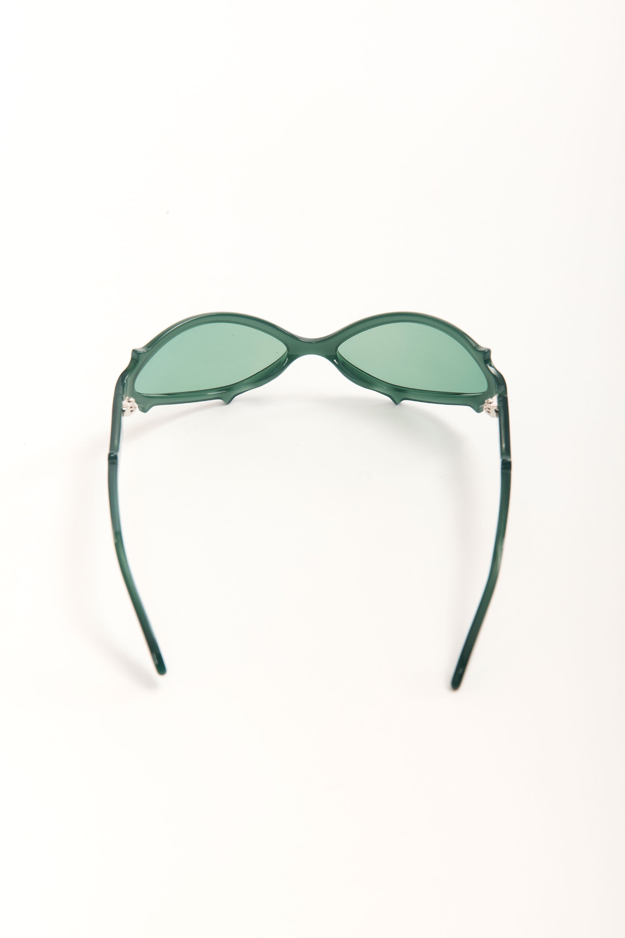 The BABY SPIKE - BOTTLE GREEN WITH GREEN LENS available online with global shipping, and in PAM Stores Melbourne and Sydney.