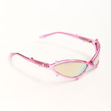 The BABY SPIKE - CRYSTAL PINK WITH PINK LENS available online with global shipping, and in PAM Stores Melbourne and Sydney.