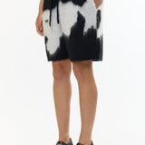 MOHAIR KNITTED COW SHORTS