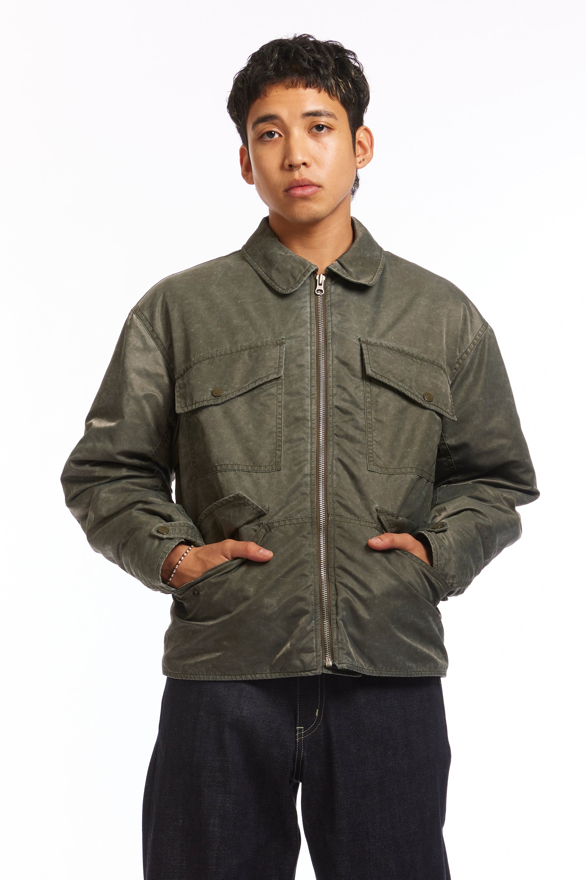 The CWU-7P JACKET MOD OLIVE DRAB available online with global shipping, and in PAM Stores Melbourne and Sydney.