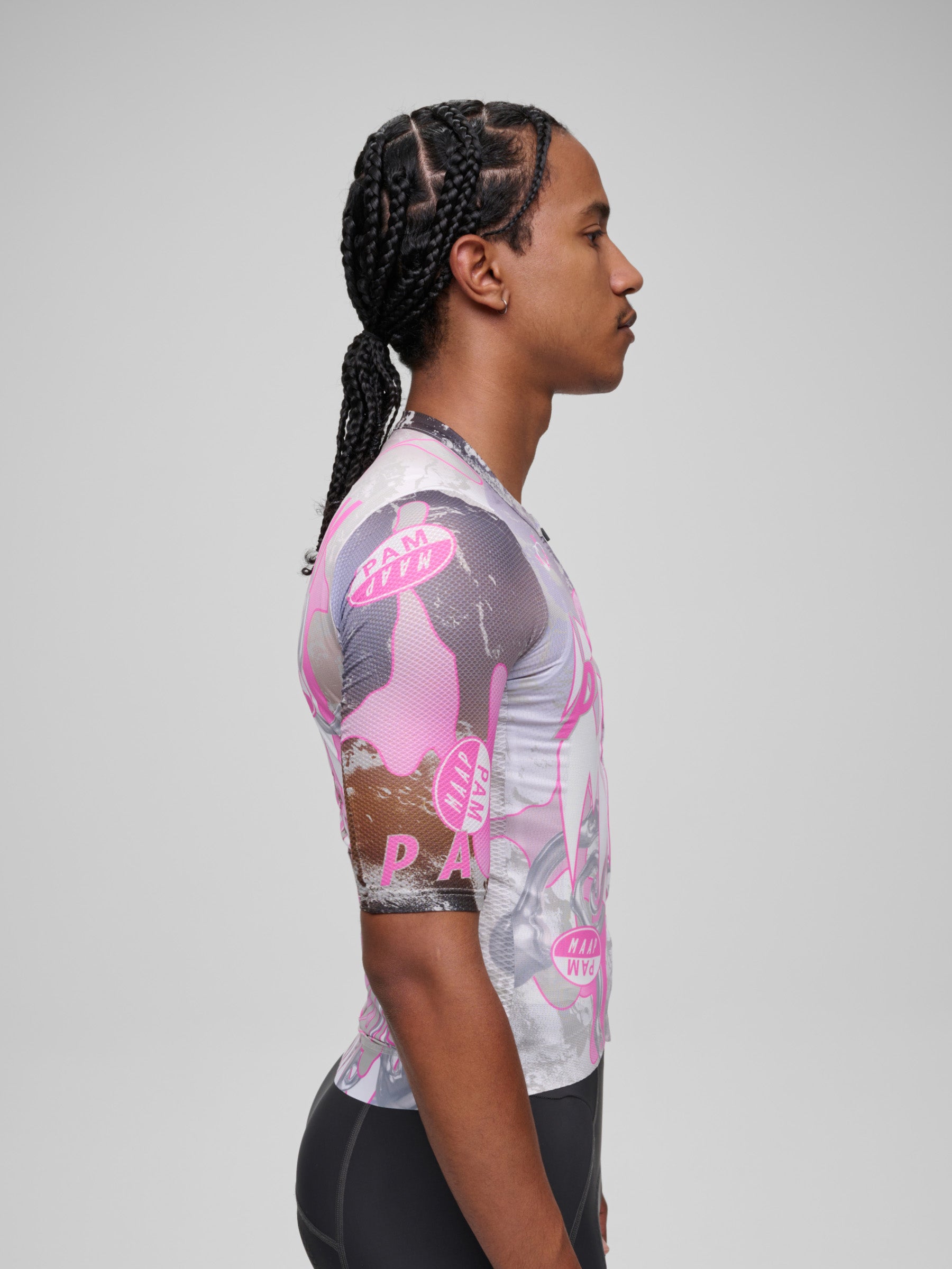 The MAAP x P.A.M. 4.0 Pro Air Jersey VIOLET COSMOS available online with global shipping, and in PAM Stores Melbourne and Sydney.