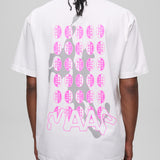 The MAAP x P.A.M. 4.0 Tee WHITE/VIOLET COSMOS available online with global shipping, and in PAM Stores Melbourne and Sydney.