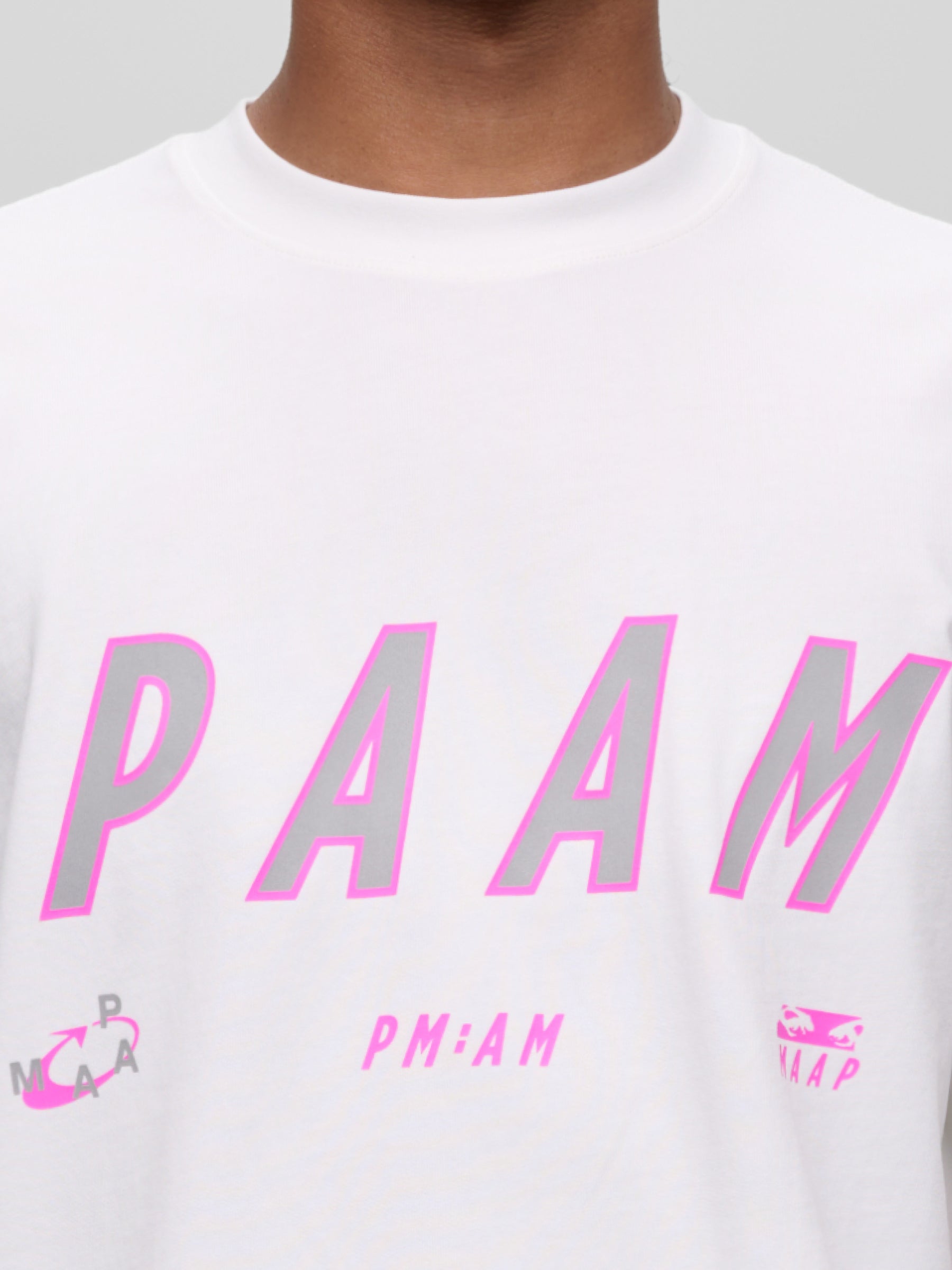 The MAAP x P.A.M. 4.0 Tee WHITE/VIOLET COSMOS available online with global shipping, and in PAM Stores Melbourne and Sydney.