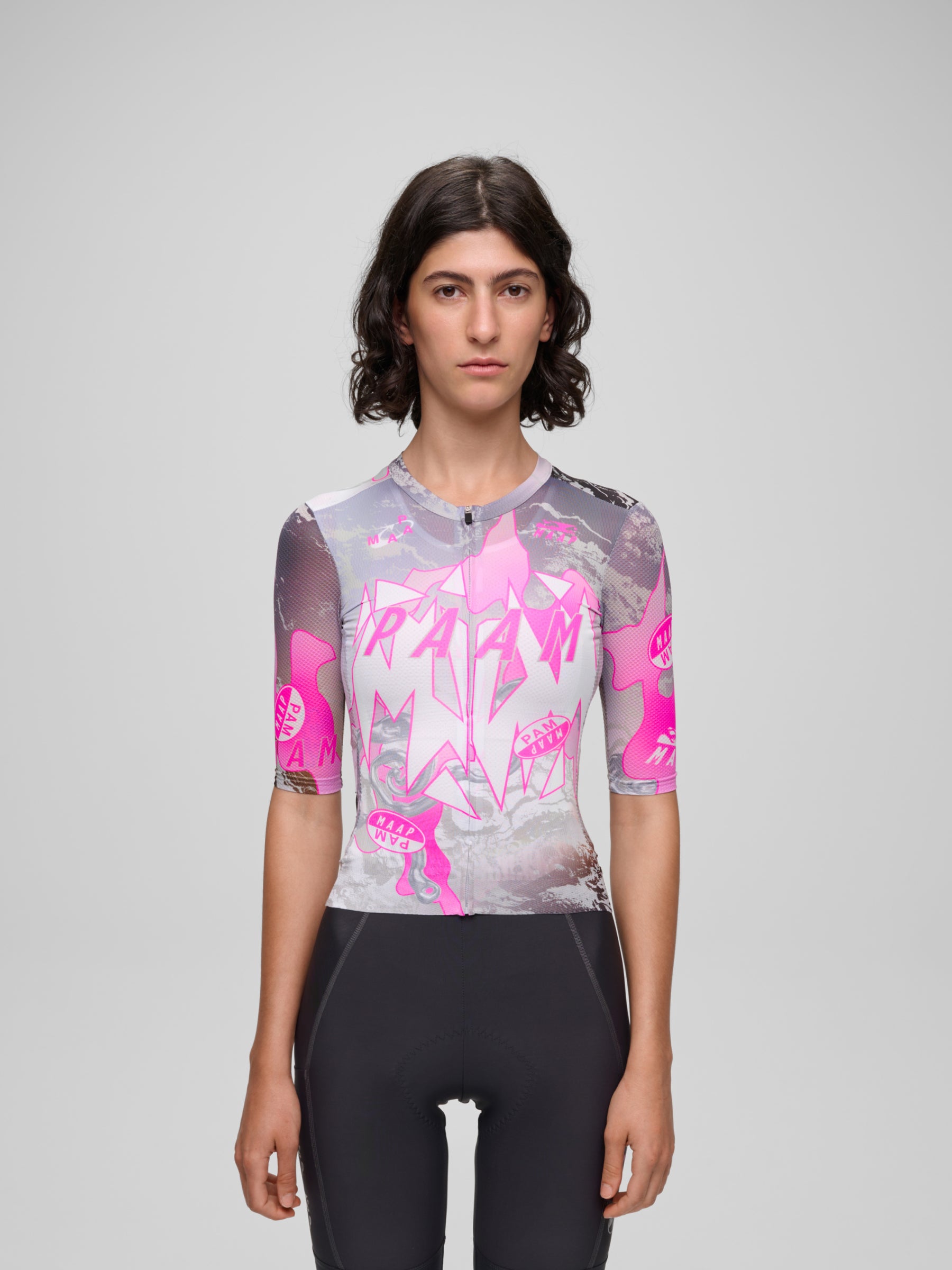 The Women's MAAP x P.A.M. 4.0 Pro Air Jersey VIOLET COSMOS available online with global shipping, and in PAM Stores Melbourne and Sydney.