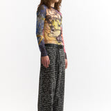 The PHOTO MESH TOP - JOSHUA GORDON available online with global shipping, and in PAM Stores Melbourne and Sydney.