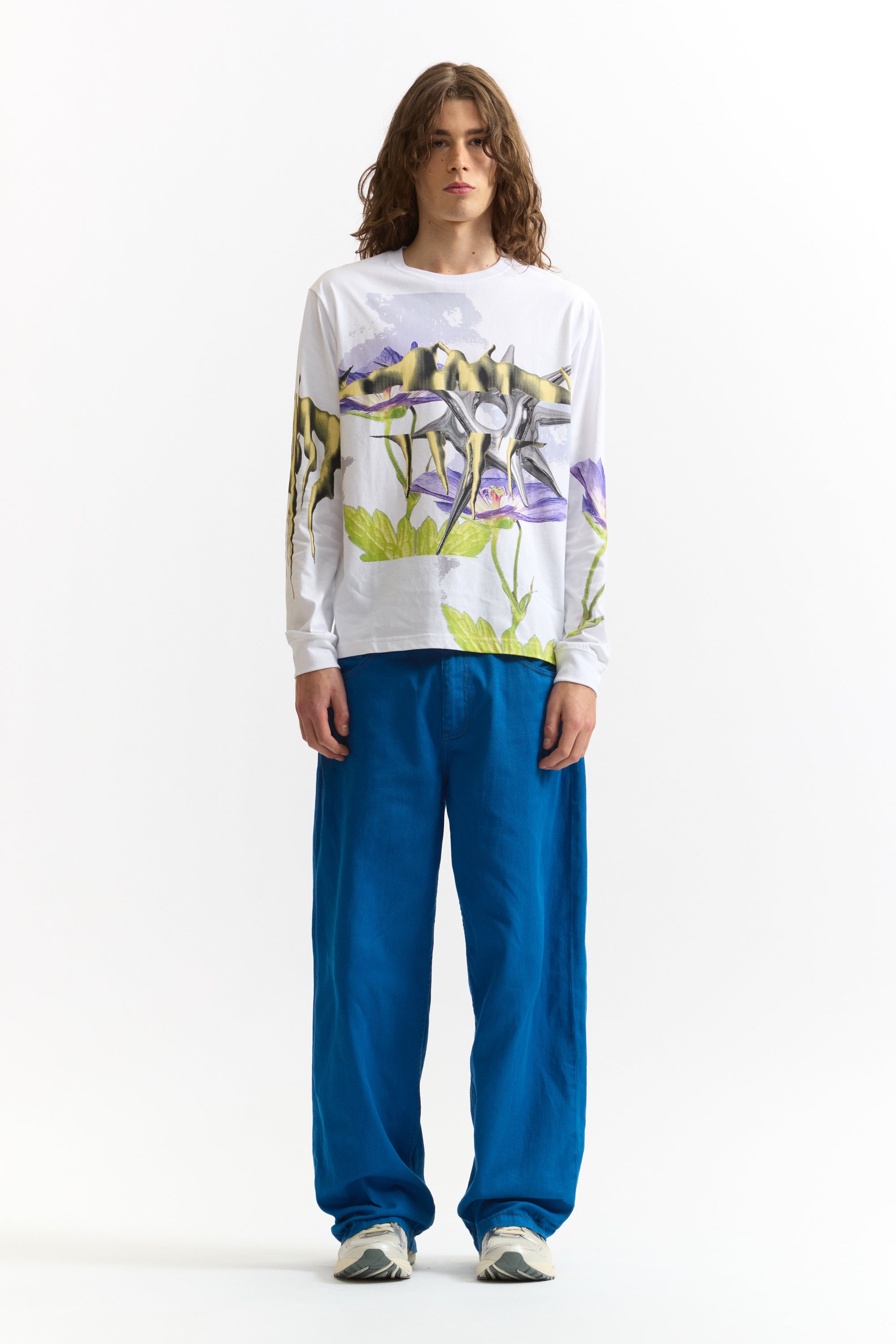 The DIGITAL FLORAL SPECIALTY LS TEE available online with global shipping, and in PAM Stores Melbourne and Sydney.