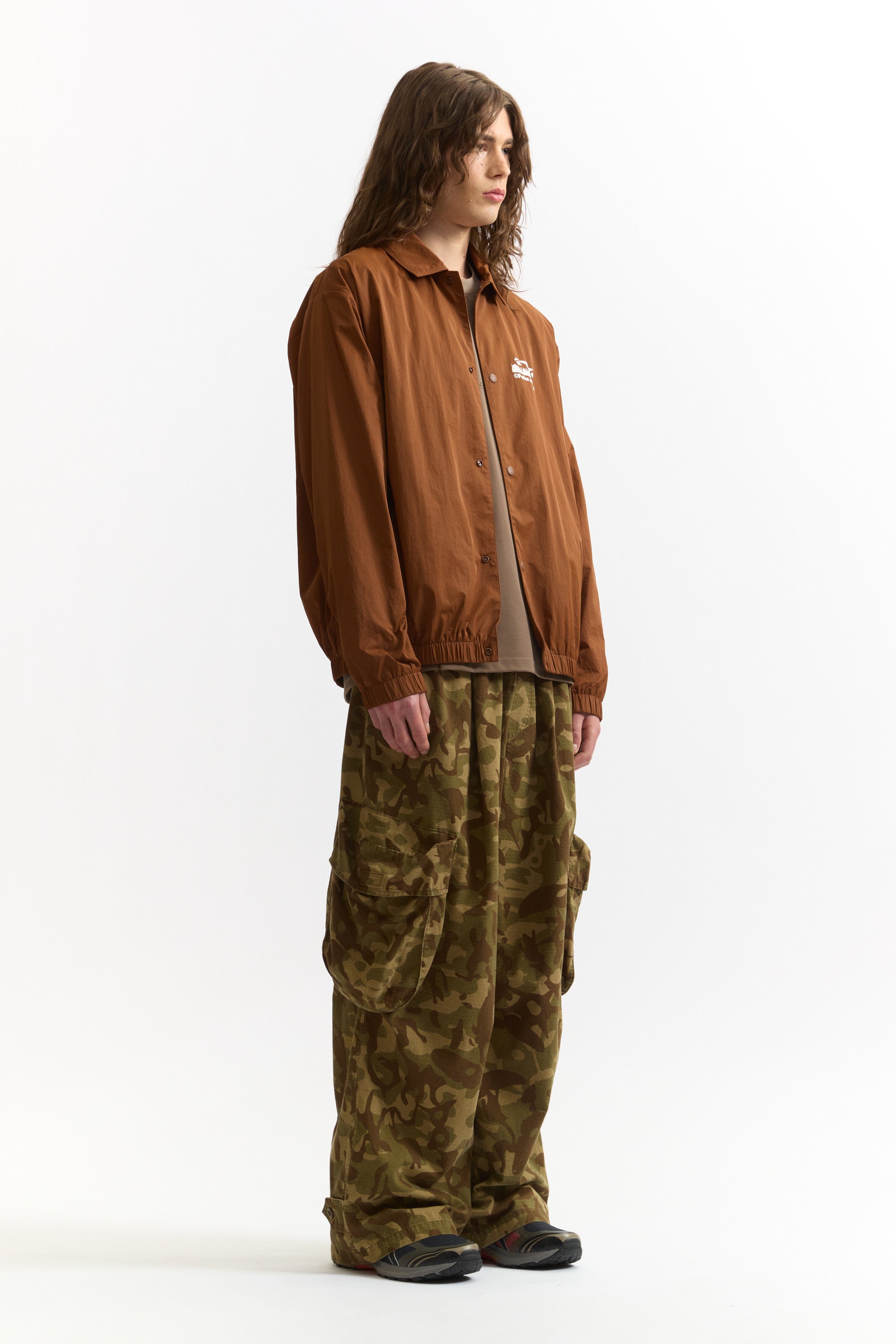 The GARDEN VARIETY CAMO CHOW PANTS available online with global shipping, and in PAM Stores Melbourne and Sydney.