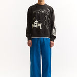 The ICONS CREW NECK SWEAT available online with global shipping, and in PAM Stores Melbourne and Sydney.