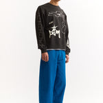 The ICONS CREW NECK SWEAT available online with global shipping, and in PAM Stores Melbourne and Sydney.