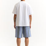 The PATCH WORK A RUSSELL SHORTS available online with global shipping, and in PAM Stores Melbourne and Sydney.