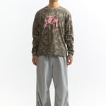 The LS TEE - GARDEN VARIETY CAMO available online with global shipping, and in PAM Stores Melbourne and Sydney.