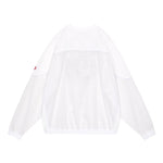 The MESH TRACK CREW NECK WHITE available online with global shipping, and in PAM Stores Melbourne and Sydney.