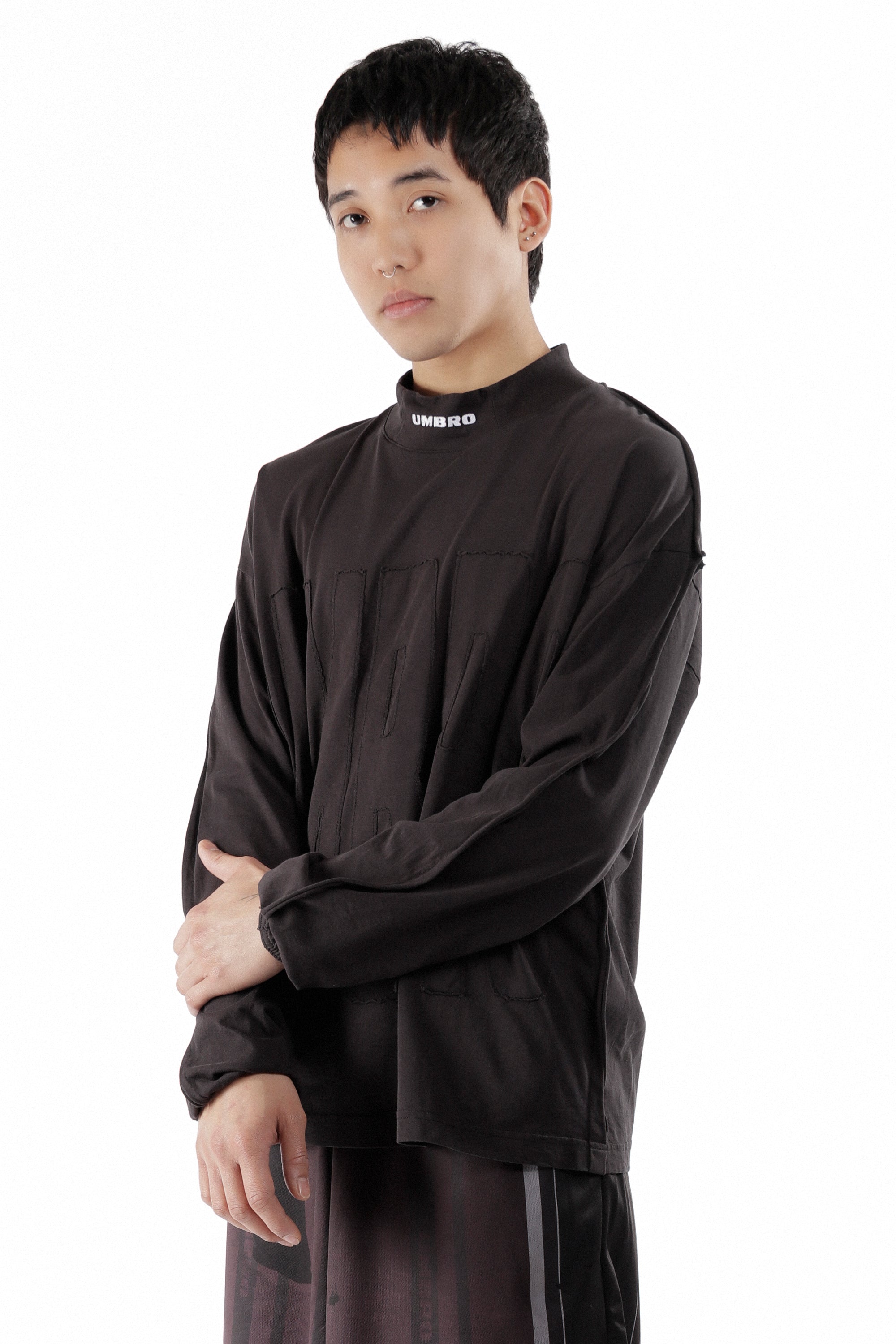The Acuto Mock Long Sleeve Washed Black available online with global shipping, and in PAM Stores Melbourne and Sydney.