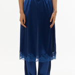 The NAVY LINGERIE TROUSER available online with global shipping, and in PAM Stores Melbourne and Sydney.