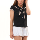 The ANNE TOP BLACK available online with global shipping, and in PAM Stores Melbourne and Sydney.