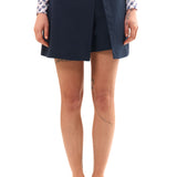 GESTURES SKORT - SEERSUCKER