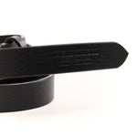 The LEATHER BELT NARROW BLACK available online with global shipping, and in PAM Stores Melbourne and Sydney.