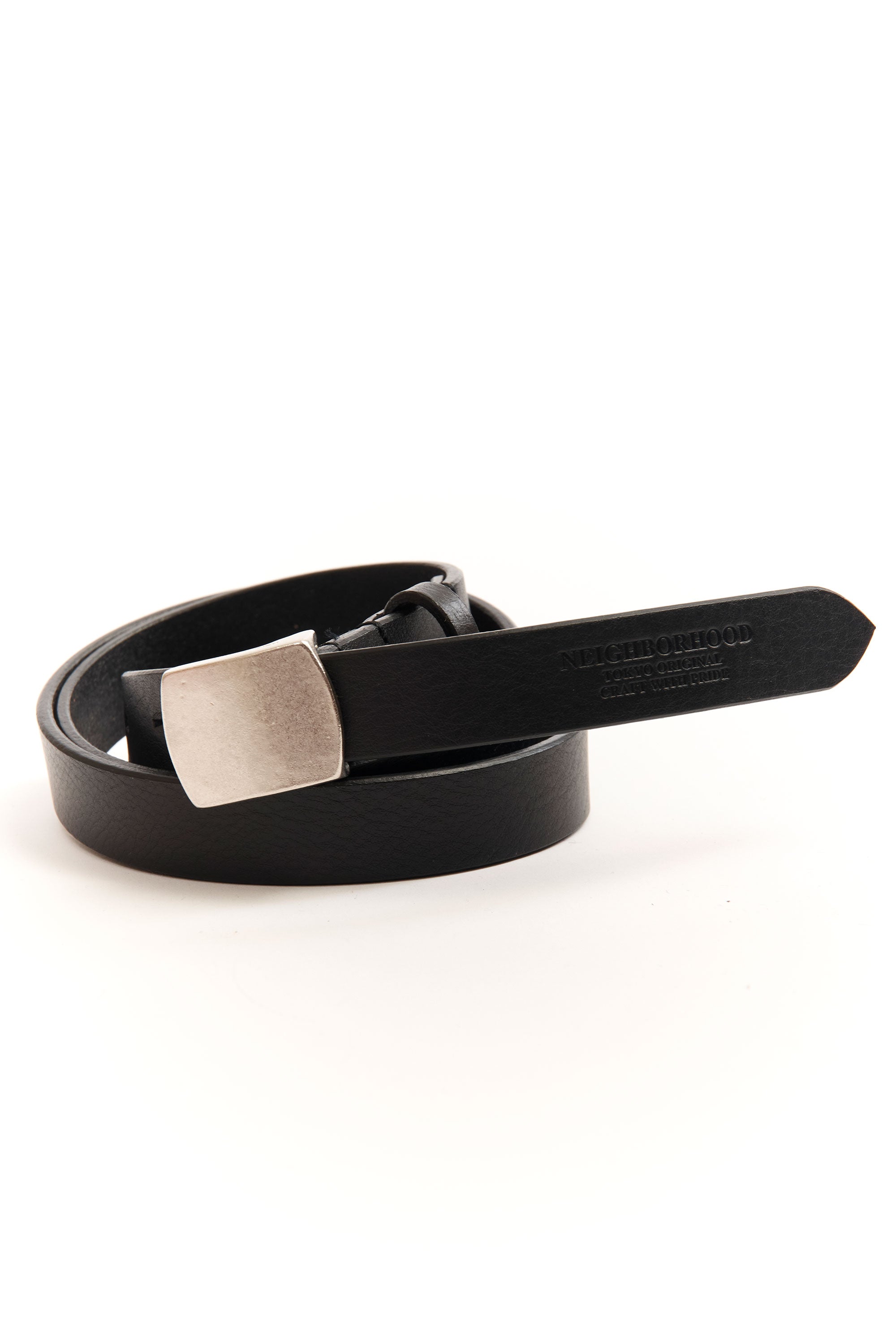 The LEATHER BELT NARROW BLACK available online with global shipping, and in PAM Stores Melbourne and Sydney.