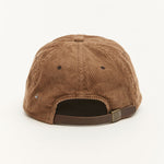 The CORDUROY DAD CAP BROWN available online with global shipping, and in PAM Stores Melbourne and Sydney.