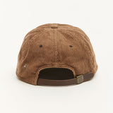 The CORDUROY DAD CAP BROWN available online with global shipping, and in PAM Stores Melbourne and Sydney.