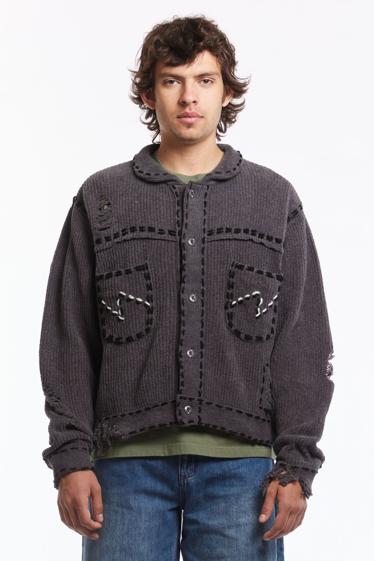 NH X PHINGERIN . PG1 SAVAGE KNIT CHARCOAL – P.A.M. (Perks And Mini)