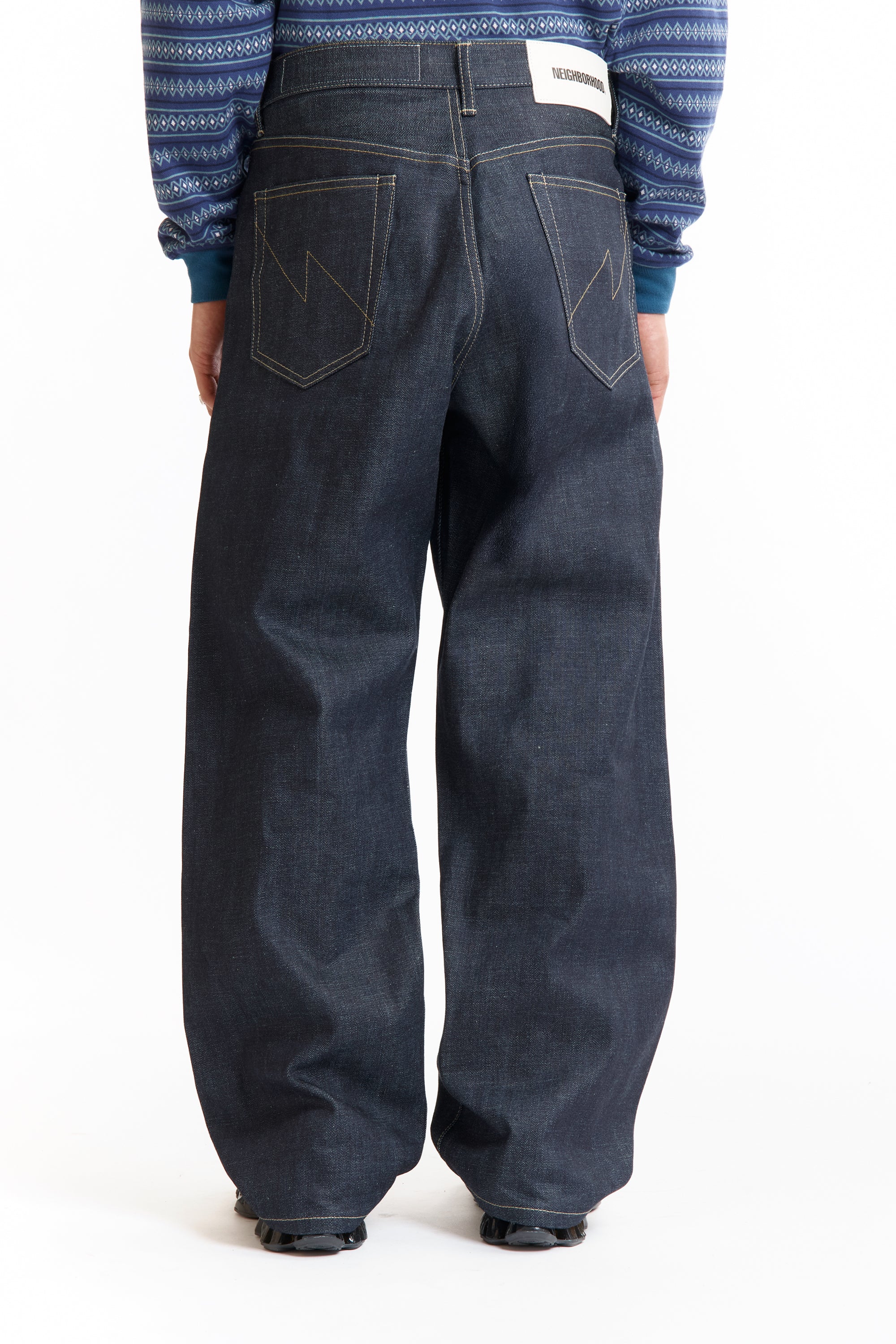 The SS26 RIGID DENIM DP WIDE PANTS available online with global shipping, and in PAM Stores Melbourne and Sydney.