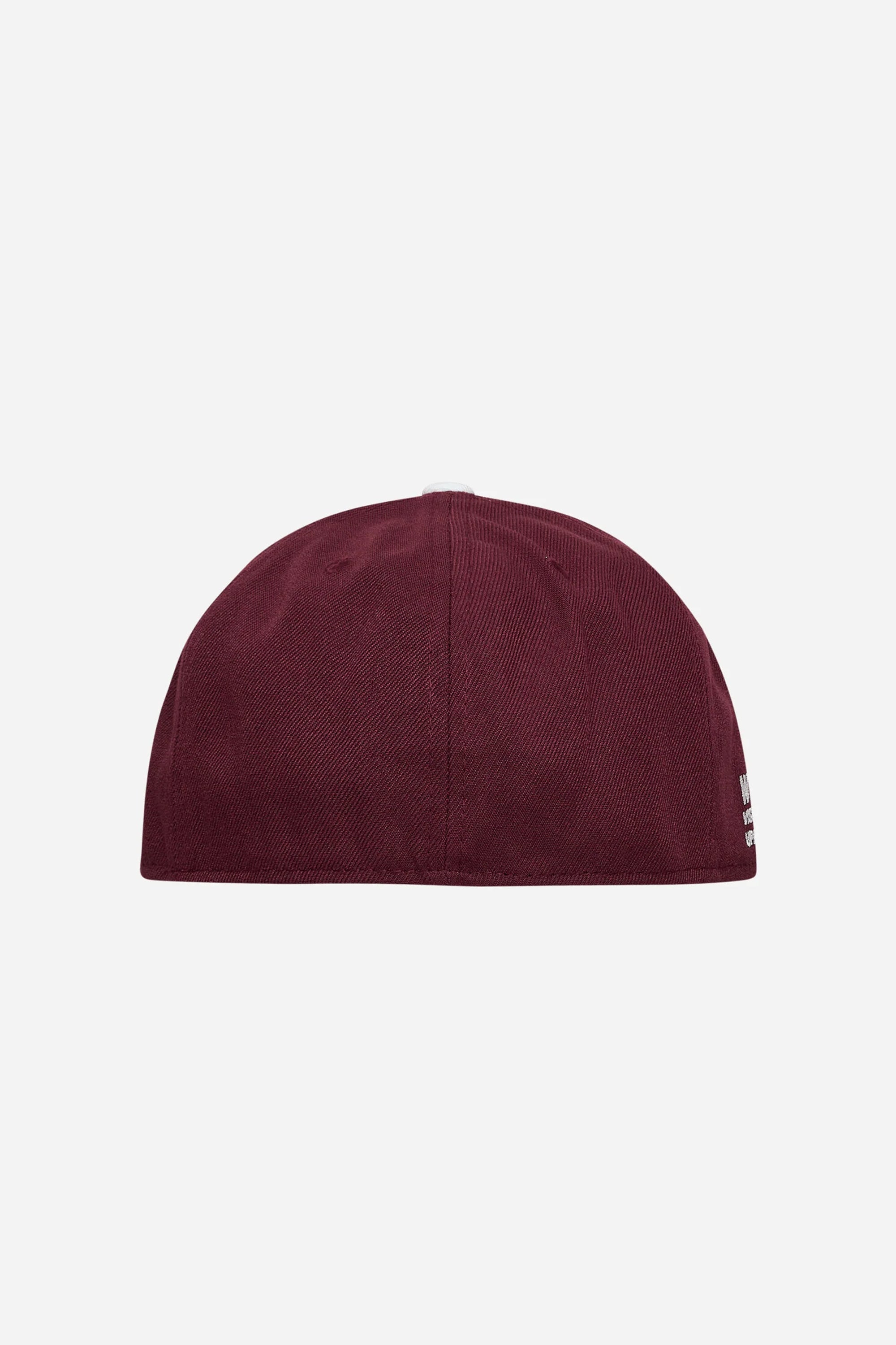 The New Era 59 Fifty Low Profile WT Cap Burgundy available online with global shipping, and in PAM Stores Melbourne and Sydney.