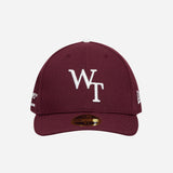 The New Era 59 Fifty Low Profile WT Cap Burgundy available online with global shipping, and in PAM Stores Melbourne and Sydney.