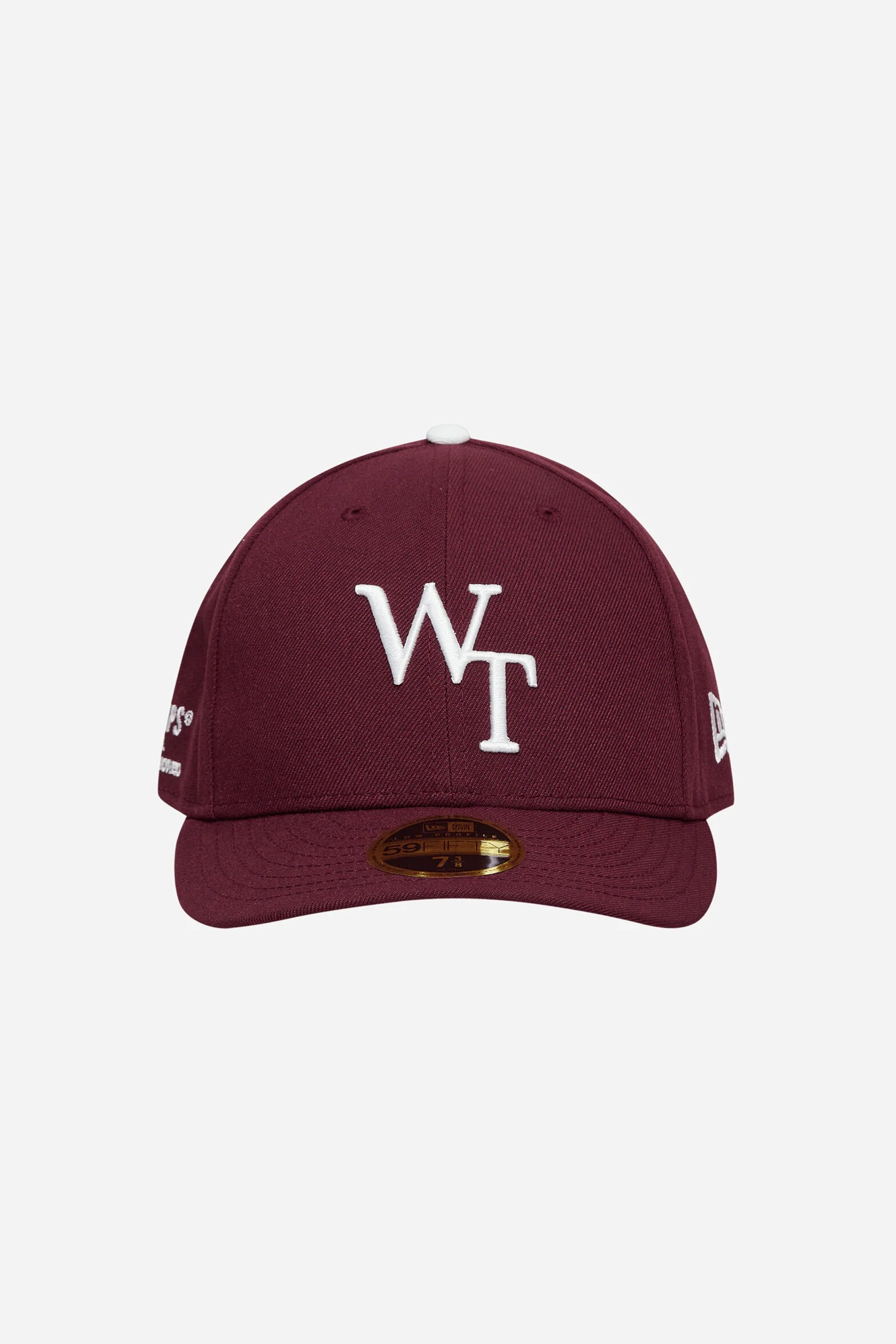 The New Era 59 Fifty Low Profile WT Cap Burgundy available online with global shipping, and in PAM Stores Melbourne and Sydney.