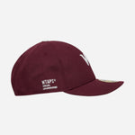 The New Era 59 Fifty Low Profile WT Cap Burgundy available online with global shipping, and in PAM Stores Melbourne and Sydney.