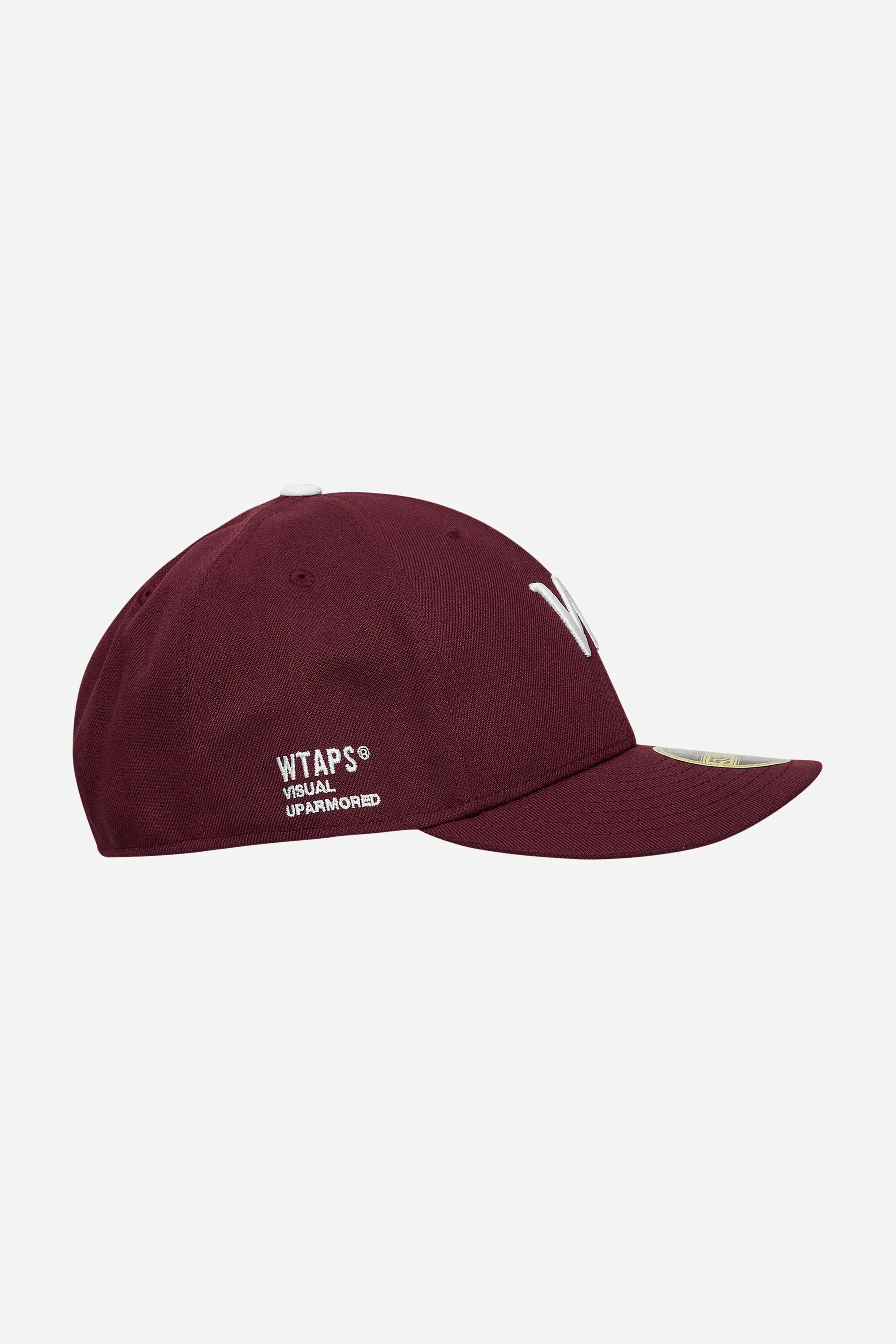 The New Era 59 Fifty Low Profile WT Cap Burgundy available online with global shipping, and in PAM Stores Melbourne and Sydney.